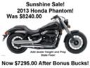 2013 Honda Phantom Cruiser!