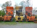 Three 773 Rock Trucks + Parts Truck